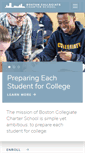 Mobile Screenshot of bostoncollegiate.org